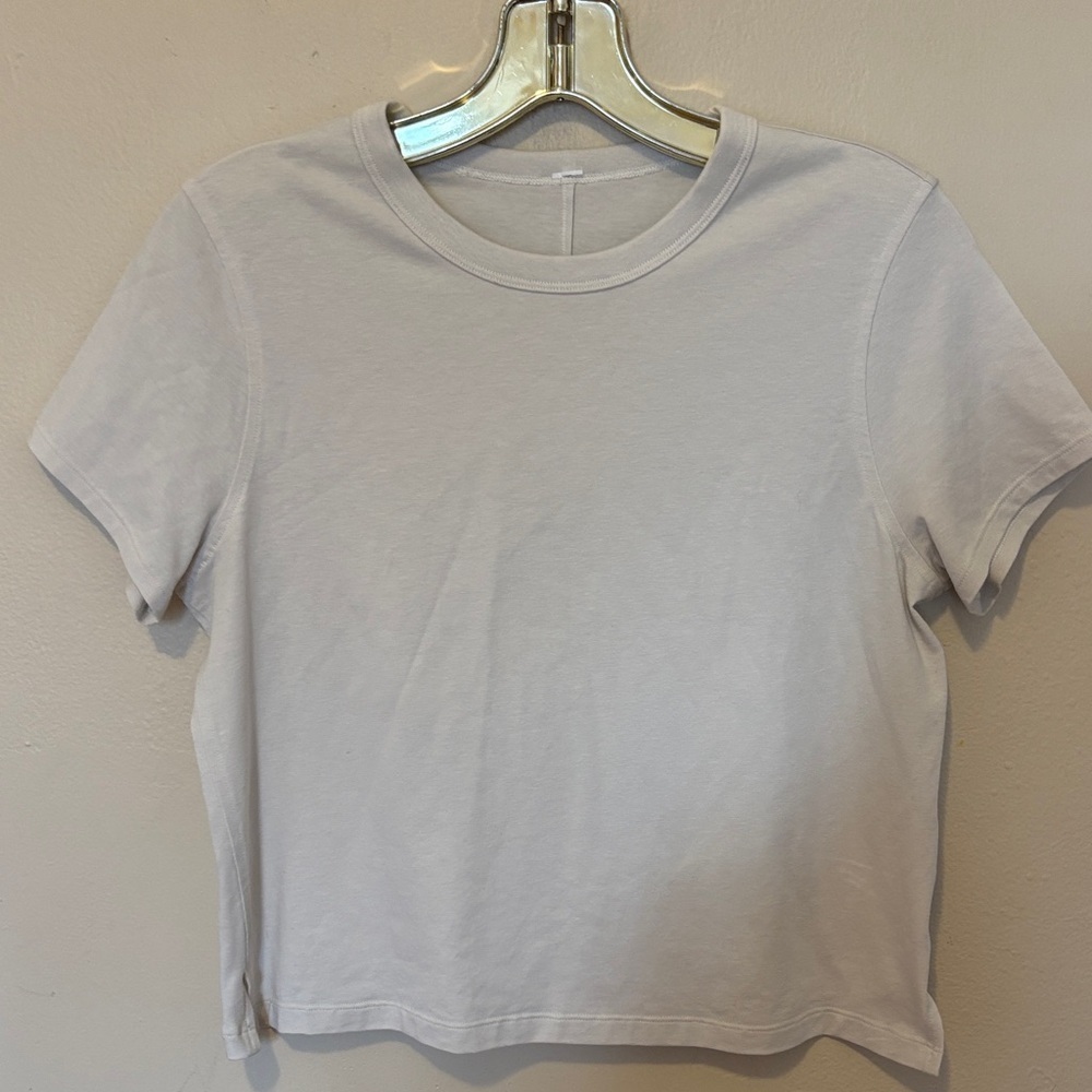 lululemon athletica White Short-Sleeve Crew Tee